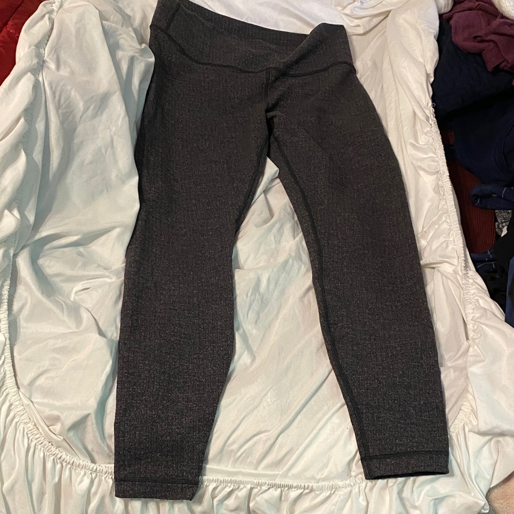 Women's Dark Gray Active Leggings
